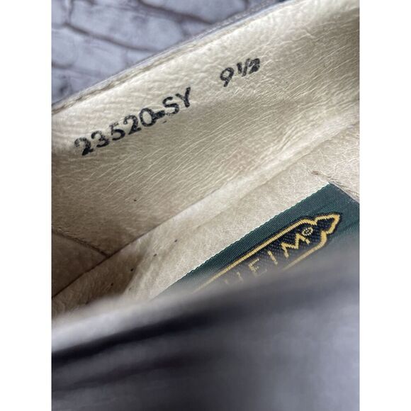 Florsheim Handmade Gray Leather Slip On Loafers Dress Shoes Men Sz 9.5D US/43EU - Picture 8 of 16